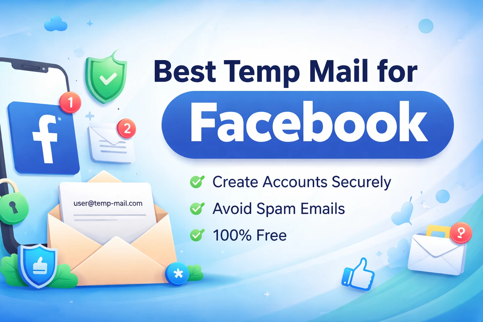 Best Temp Mail for Facebook – Safe & Free Temporary Mail