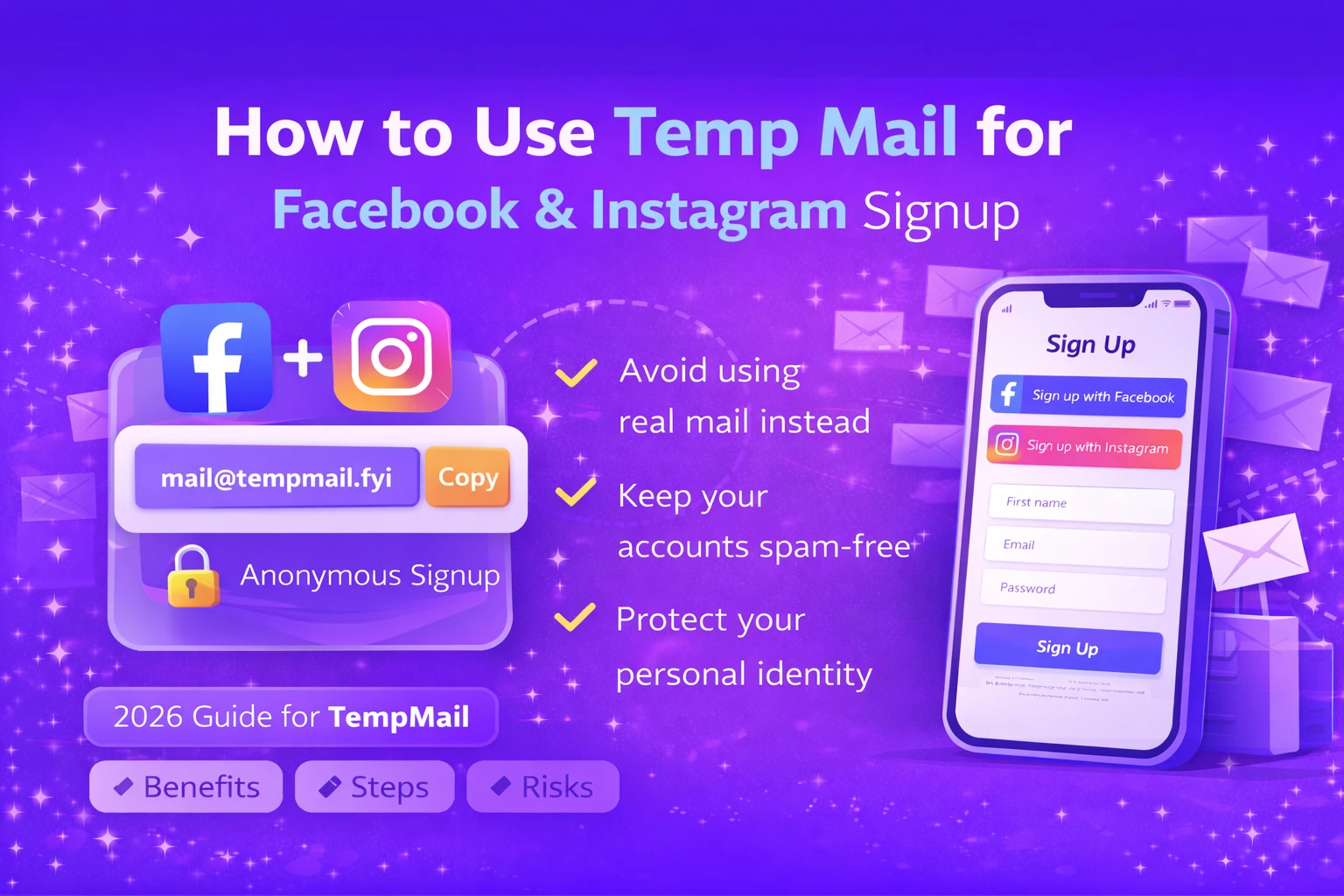 How to Use Temp Mail for Facebook and Instagram Signup