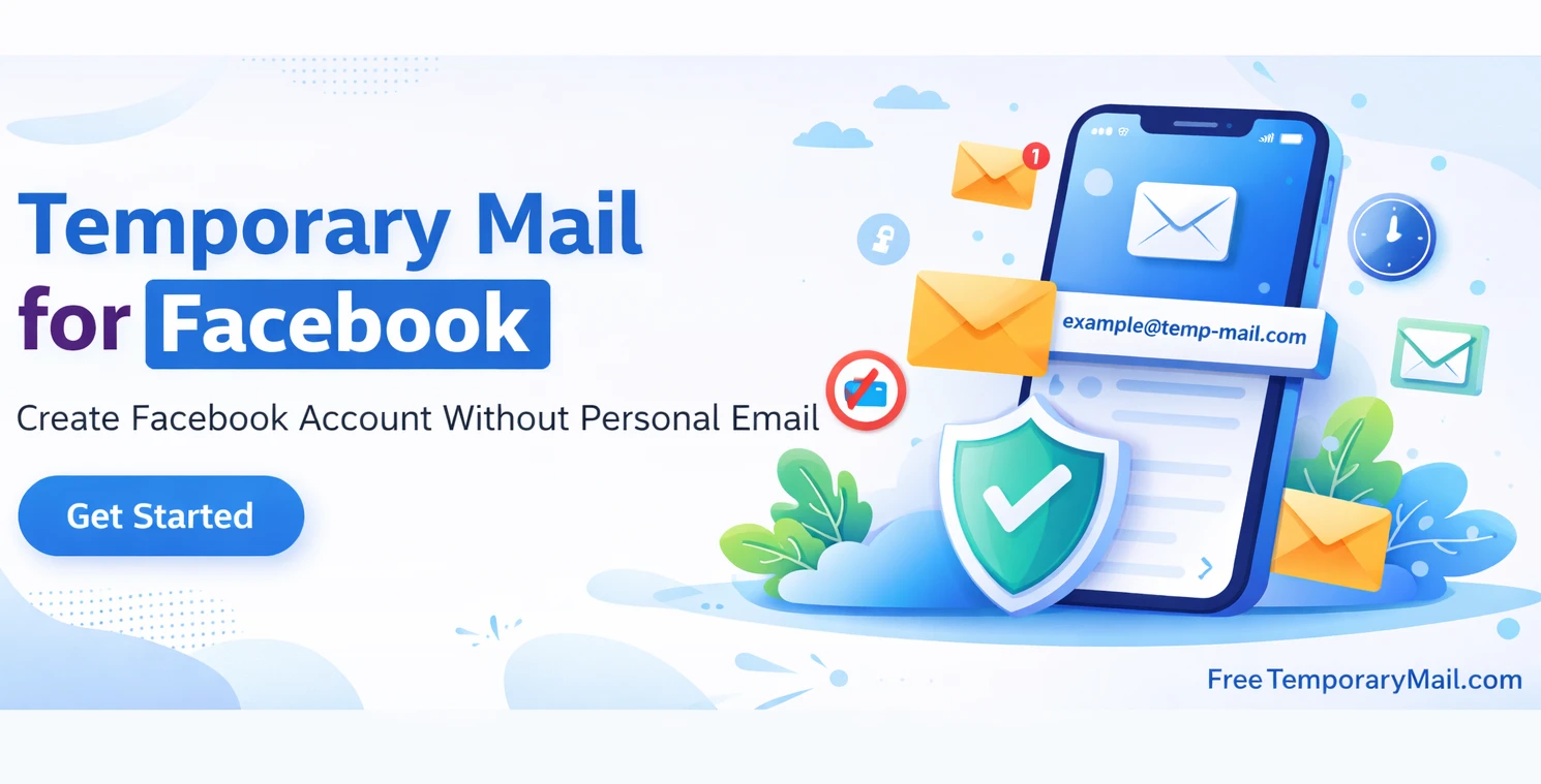 Temporary Mail for Facebook – Create Facebook Account Without Personal Email